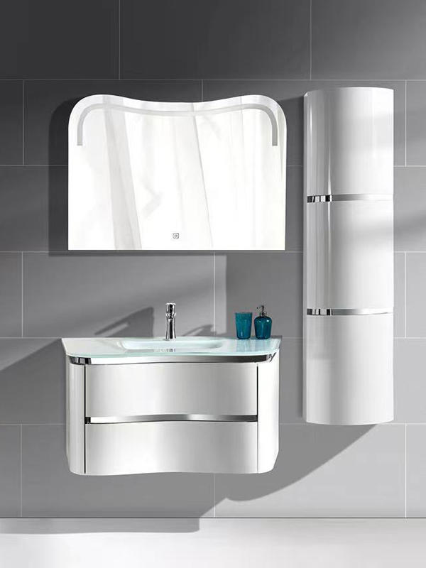 KP-5806 Modern PVC fürdőszoba szekrény szállodába